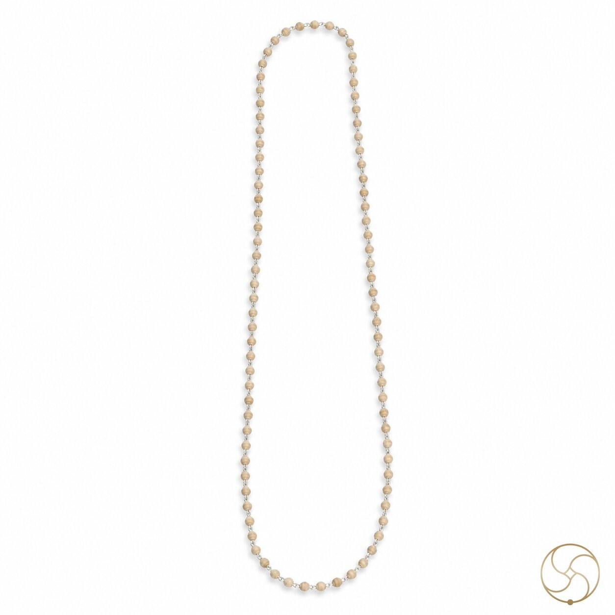 999 Pure Silver Beaded Tulsi Mala