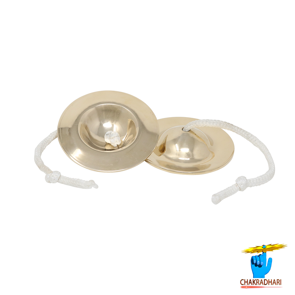 Phool Bronze Small Taal Instrument -