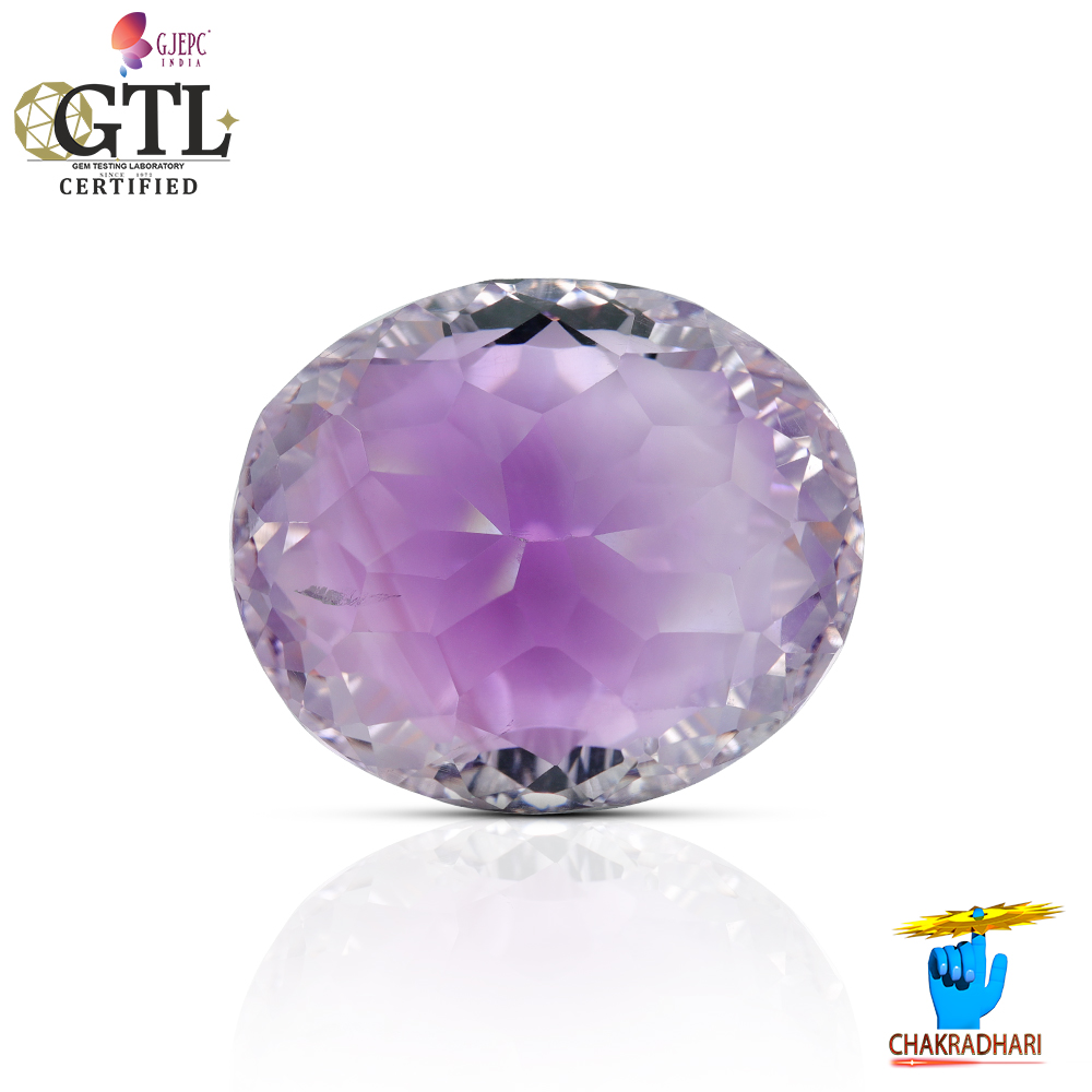1521 Carats Amethyst Katela Jamuniya Stone With Silver Ring Or Pendant -