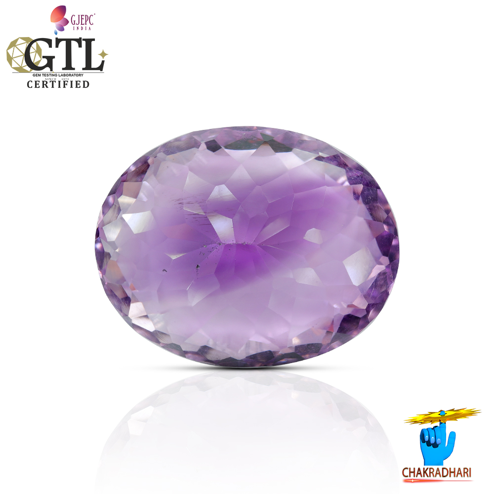 1930 Carats Amethyst Katela Jamuniya Stone With Silver Ring Or Pendant -