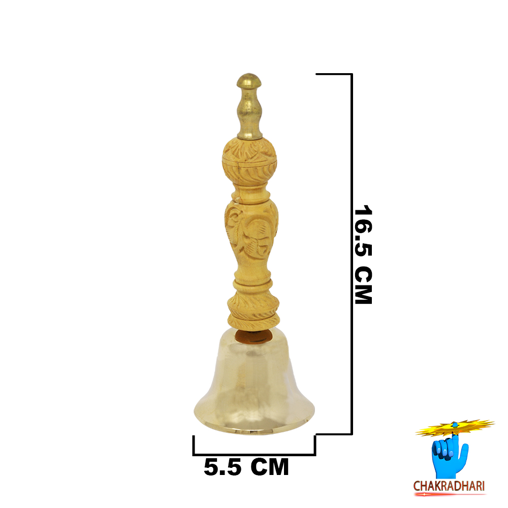 Phool Bronze Big Puja Bell -