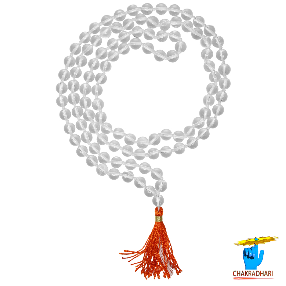 Sphatik Mala108 1 Beads for Jaap or Wearing 8mm or 6mm