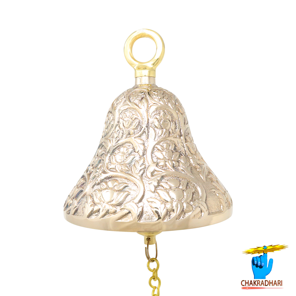 Phool Bronze Hanging Bell As Per Ayurveda -