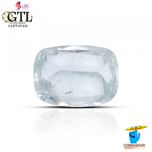 Image of 7.57 Carats Blue Sapphire Gemstone With Ring Or Pendant - नीलम रत्न