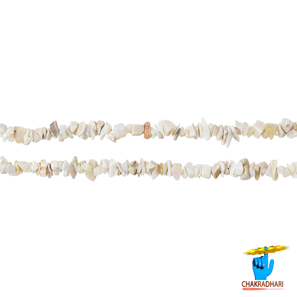 Opal Chips Wearing Mala -