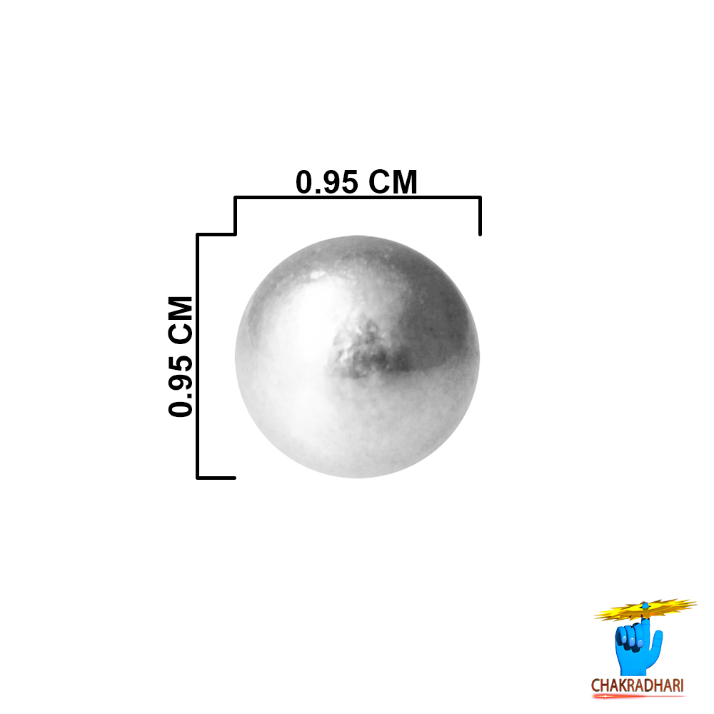 999 Pure Silver Solid Balls 5 Piece - - set-95mm 25gm