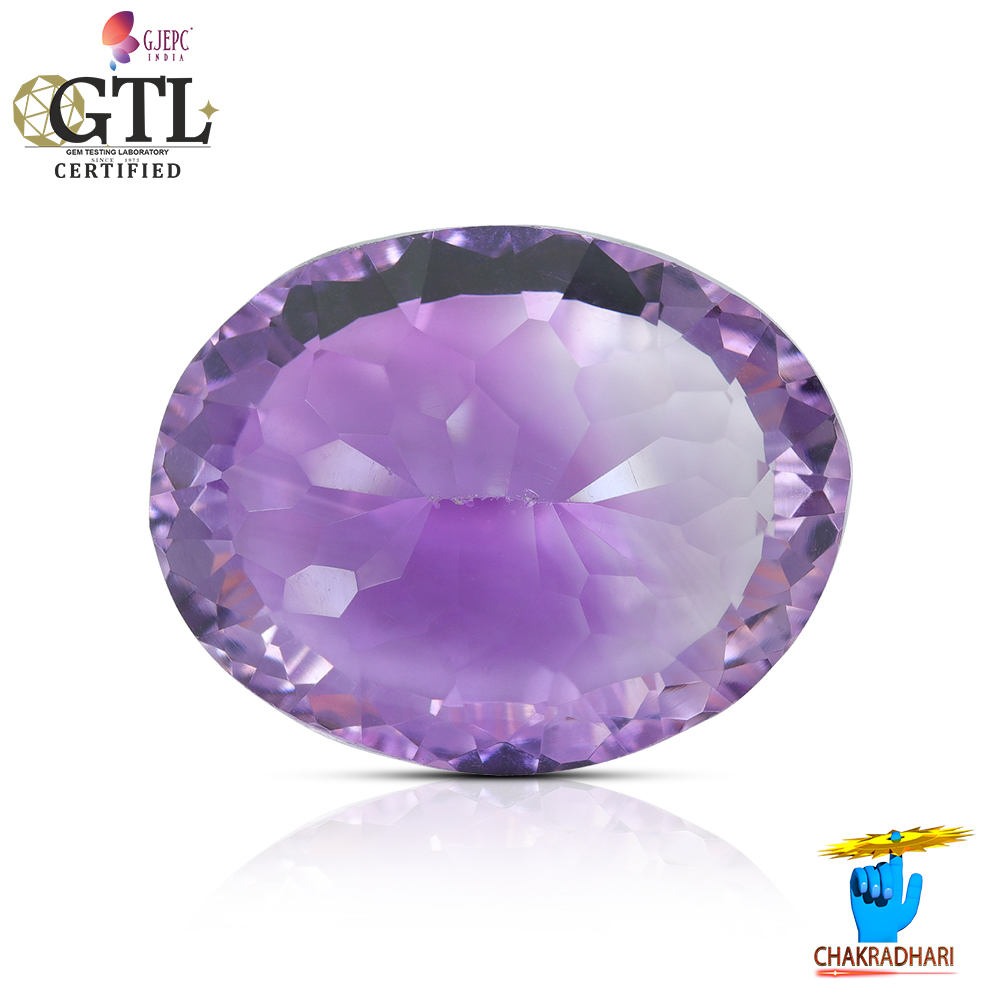 1879 Carats Amethyst Katela Jamuniya Stone With Silver Ring Or Pendant -
