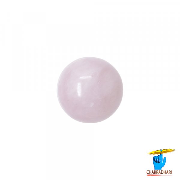 Image of Sphere Rose Quartz Crystal Ball (290GM) - गोलाकार गुलाब क्वार्ट्ज क्रिस्टल गेंद (290ग्राम)