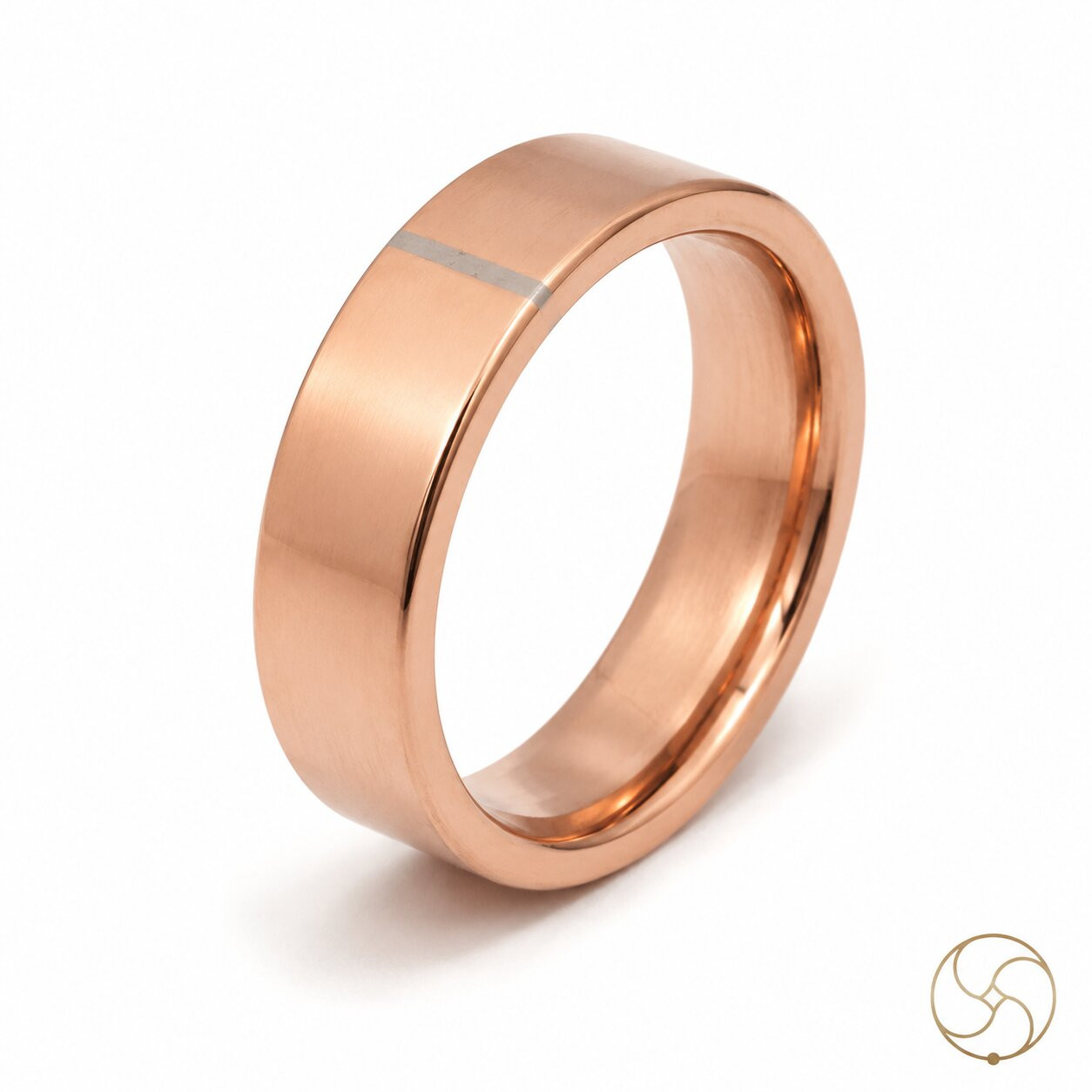 999 Pure Nepaliya Copper Flat Lathe Ring