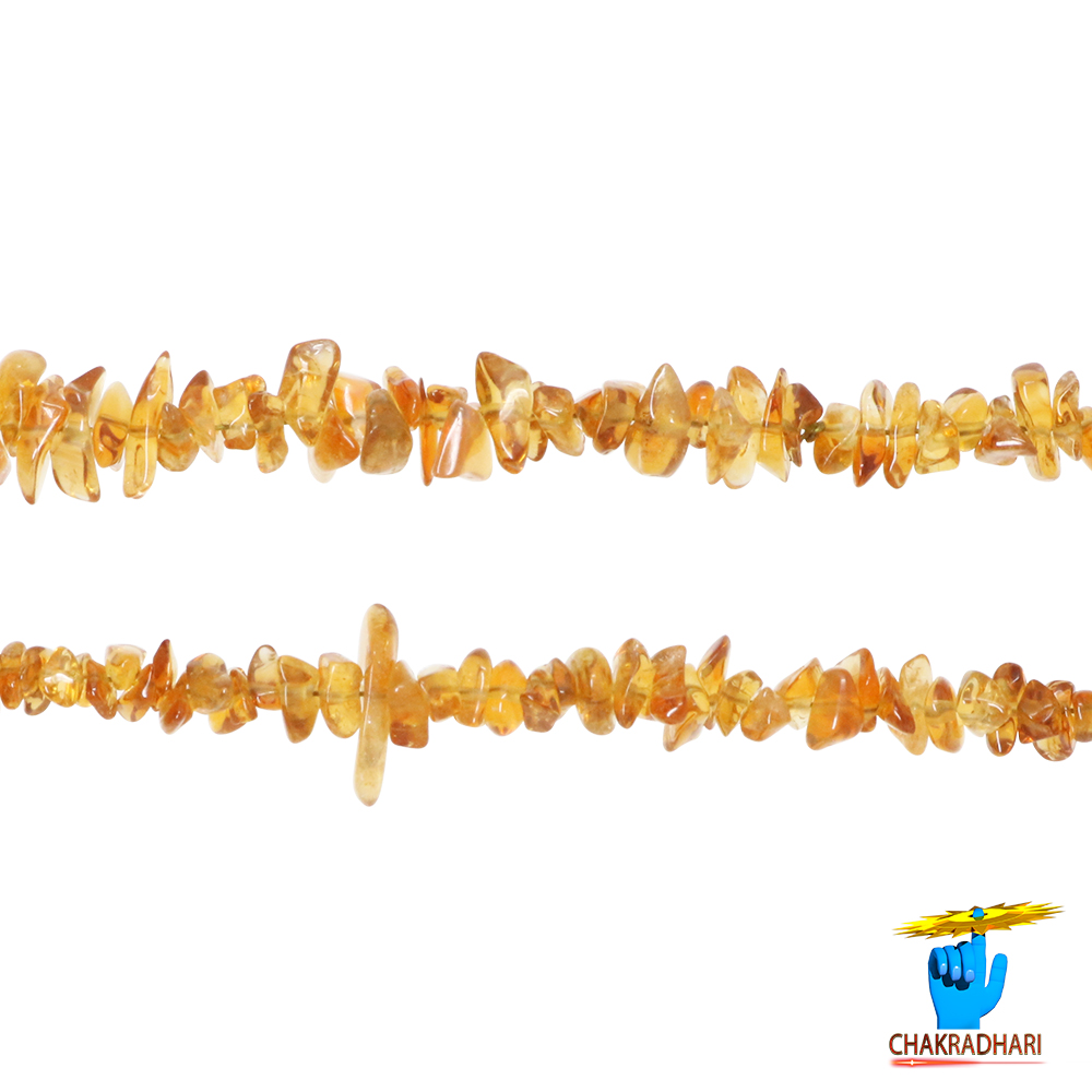 Citrine Chips Mala Top Grade Quality Wearing Mala -