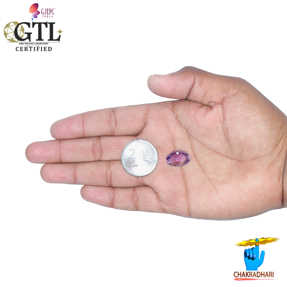 1521 Carats Amethyst Katela Jamuniya Stone With Silver Ring Or Pendant -