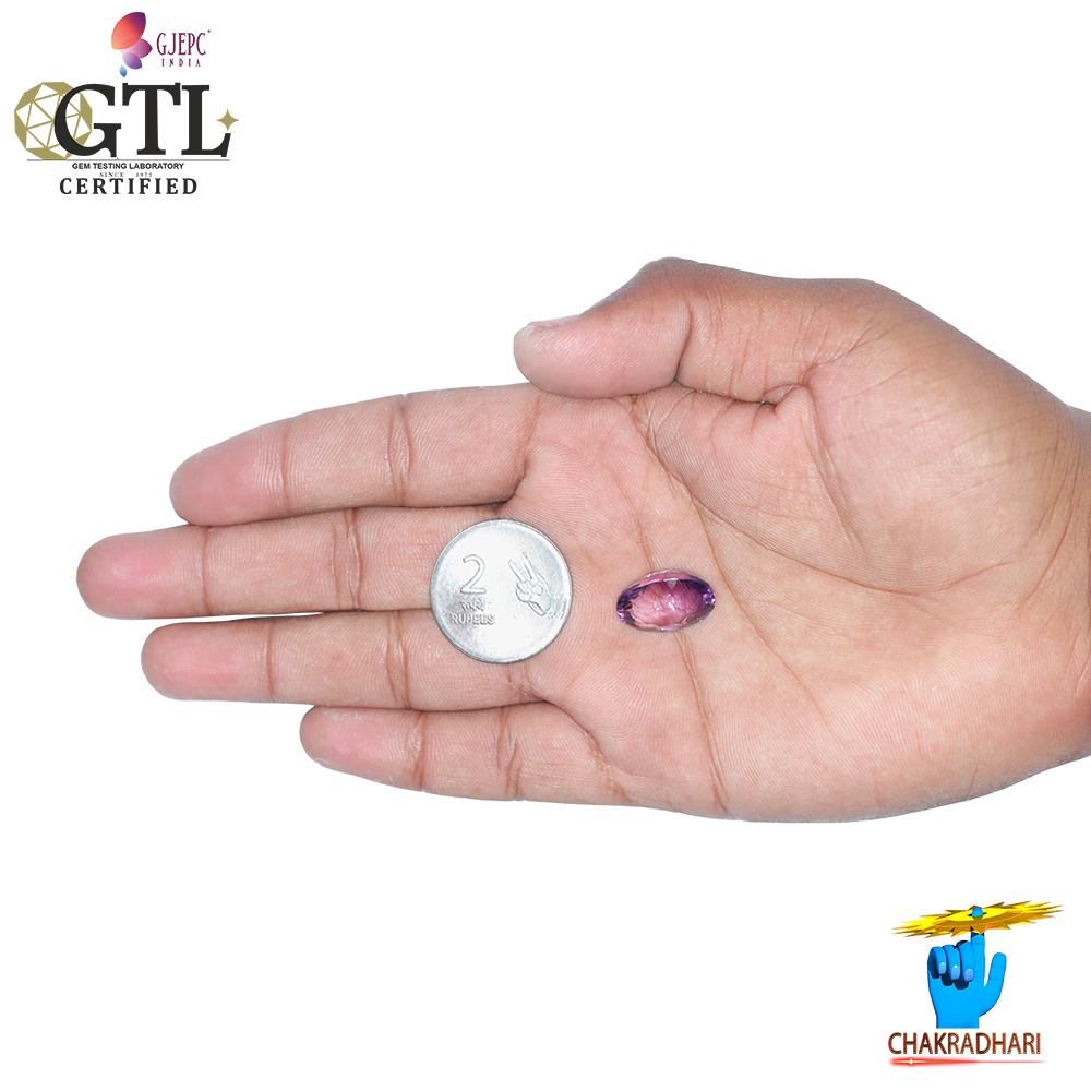 1565 Carats Amethyst Katela Jamuniya Stone With Silver Ring Or Pendant -