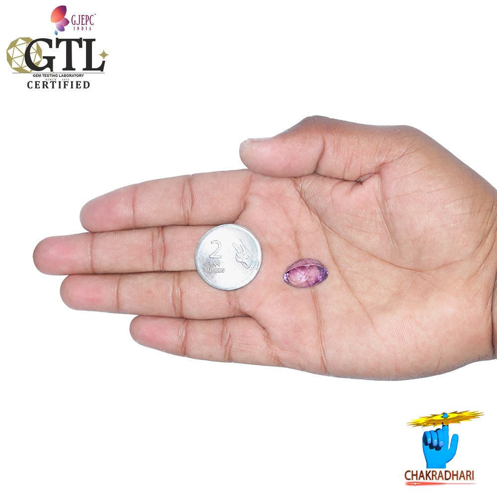 1591 Carats Amethyst Katela Jamuniya Stone With Silver Ring Or Pendant -