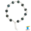 99.9%  Silver Blood Stone Bracelet For Male And Female - चाँदी रक्त पत्थर वलय स्त्री पुरुष हेतु