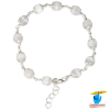 99.9% Silver Selenite Bracelet For Male And Female - चाँदी रजत प्रभा वलय