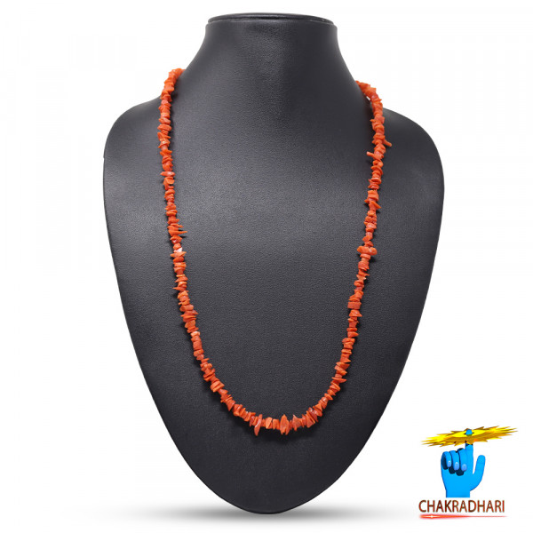 Image of Sacred Italian Coral Moonga Chips Mala: Ancient Protection, Healing, and Spiritual Empowerment