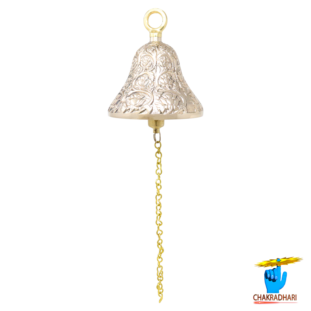 Phool Bronze Hanging Bell As Per Ayurveda -
