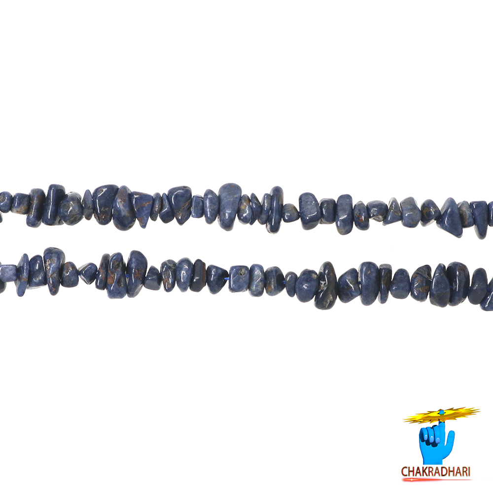 Blue Sapphire Wearing Mala -