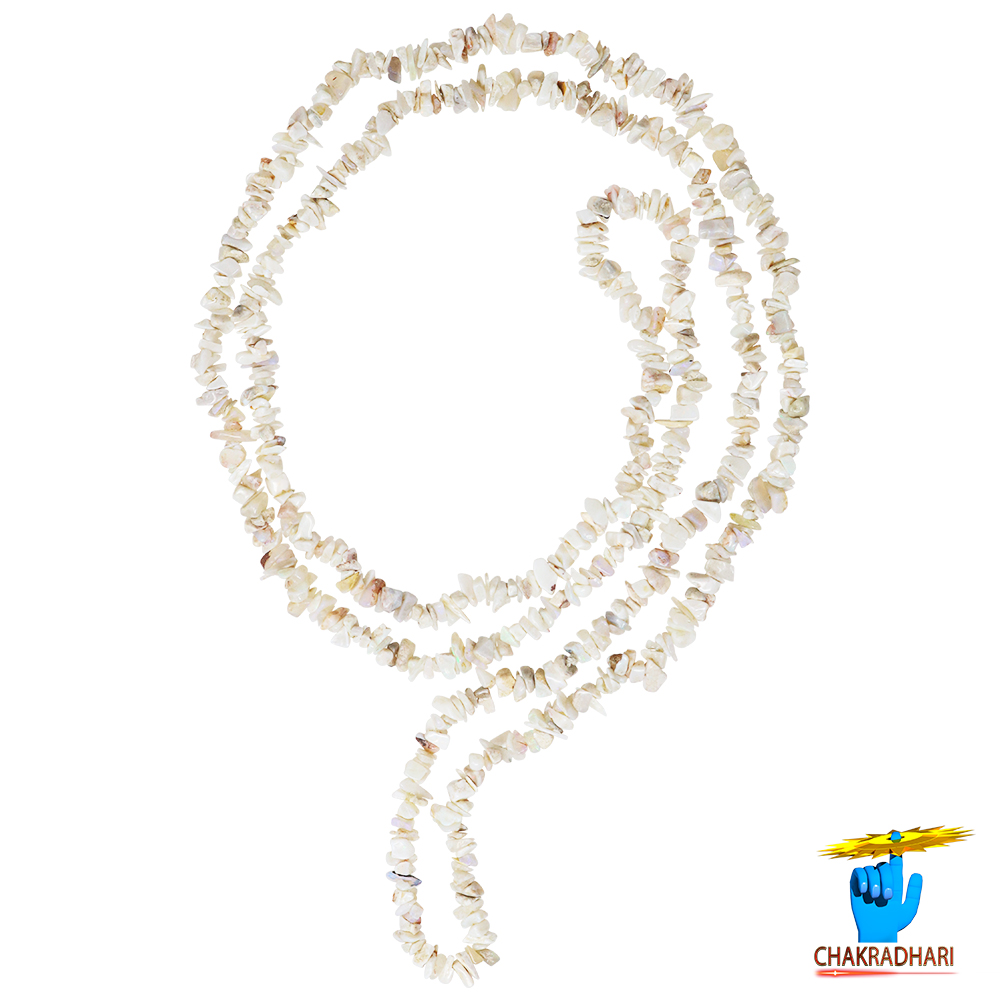 Opal Chips Wearing Mala -
