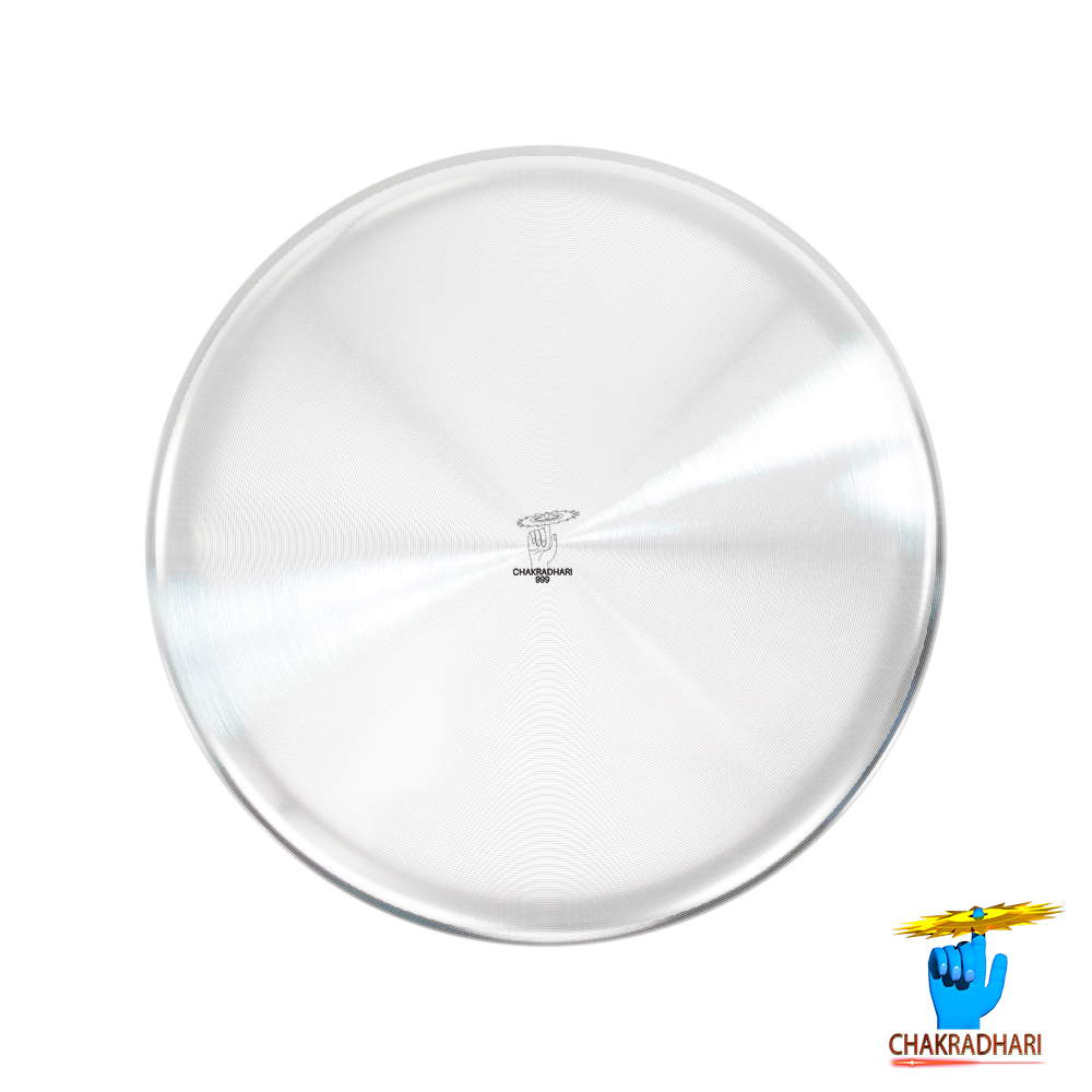 999 Silver Small Thali 611gm