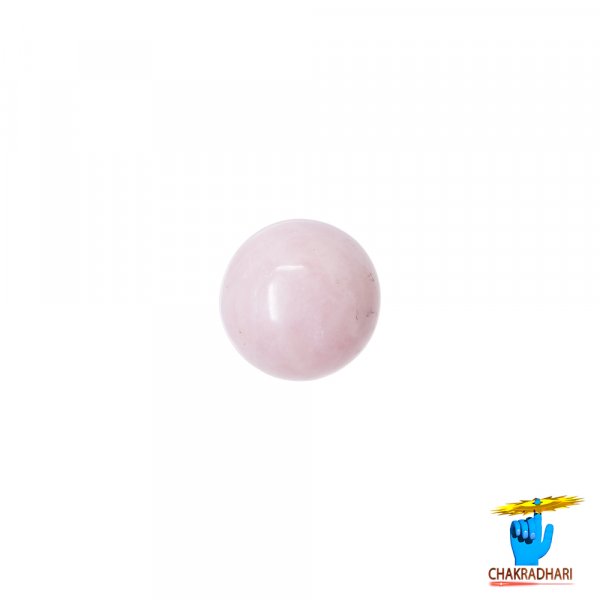 Image of Sphere Rose Quartz Crystal Ball (344GM) - गोलाकार गुलाब क्वार्ट्ज क्रिस्टल गेंद (344ग्राम)