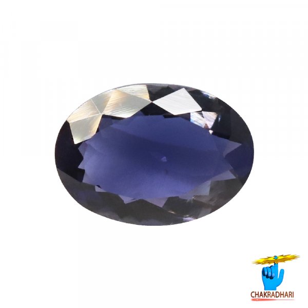 Image of 4.25 Carats Iolite Gemstone With Silver Ring Or Pendant - काका नीली रत्न