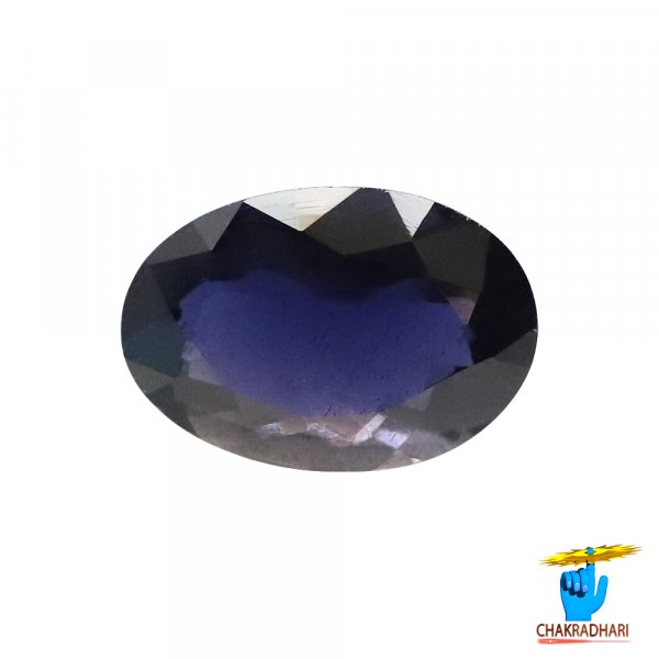 Image of 4.05 Carats Iolite Gemstone With Silver Ring Or Pendant - काका नीली रत्न