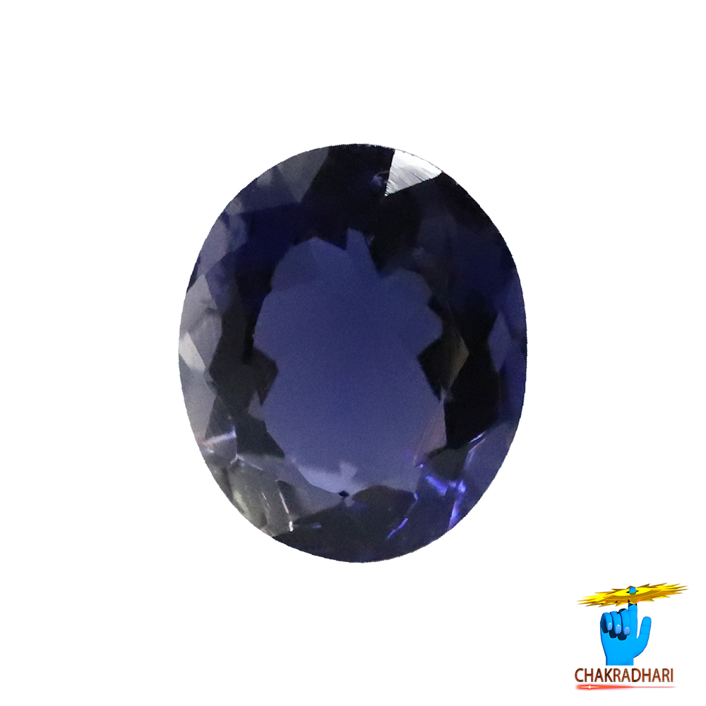 3 Carats Iolite Gemstone With Silver Ring Or Pendant -
