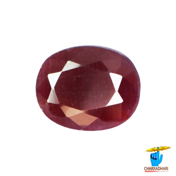 Image of 07.10 Carat Ruby Gemstone With Ring Or Pendant - मानक रत्न