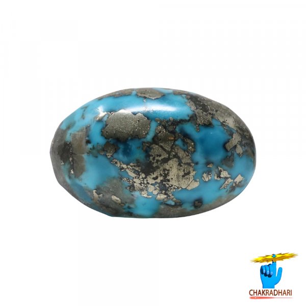 Image of 39.20 Carats Turquoise Irani Gemstone - पिरोजक, फ़िरोज़ा ईरानी रत्न
