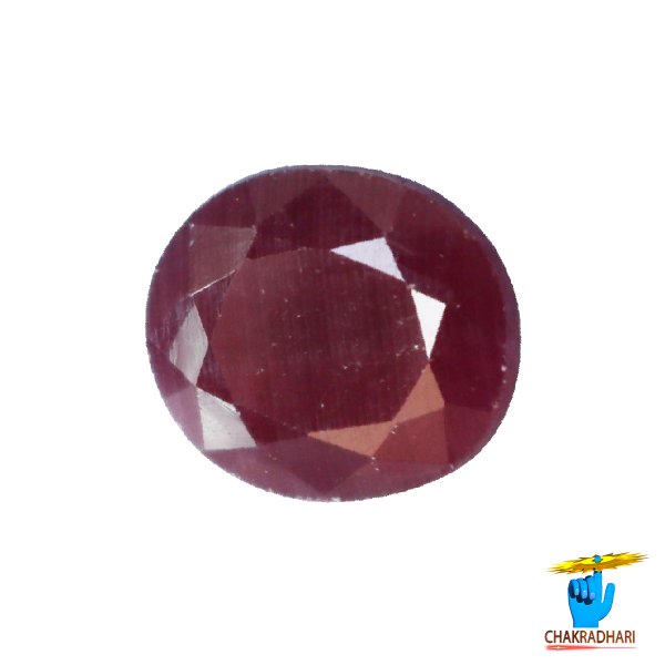 Image of 06.65 Carat Ruby Gemstone With Ring Or Pendant - मानक रत्न