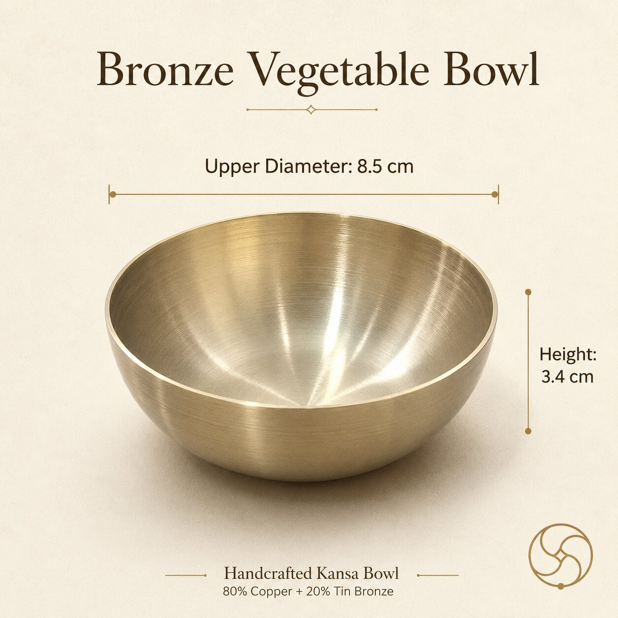 Bronze Vegetable Bowl