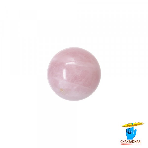 Image of Sphere Rose Quartz Crystal Ball (423GM) - गोलाकार गुलाब क्वार्ट्ज क्रिस्टल गेंद (423ग्राम)