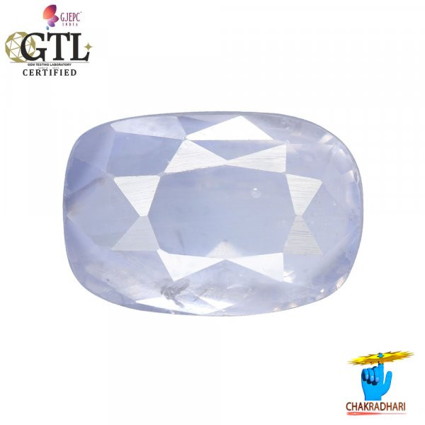 Image of 04.52 Carats Blue Sapphire With Ring Or Pendant - नीलम रत्न