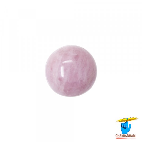 Image of Sphere Rose Quartz Crystal Ball (458GM) - गोलाकार गुलाब क्वार्ट्ज क्रिस्टल गेंद (458ग्राम)