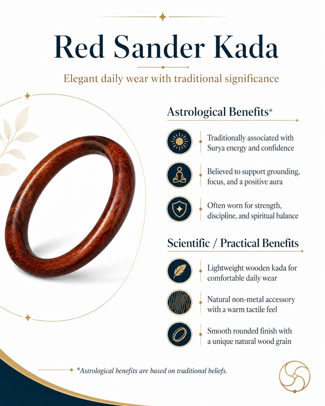 Red Sander Energy Bangle 1 pc -