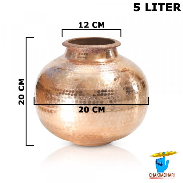 Pure Copper Matka- 999 pure - - 999