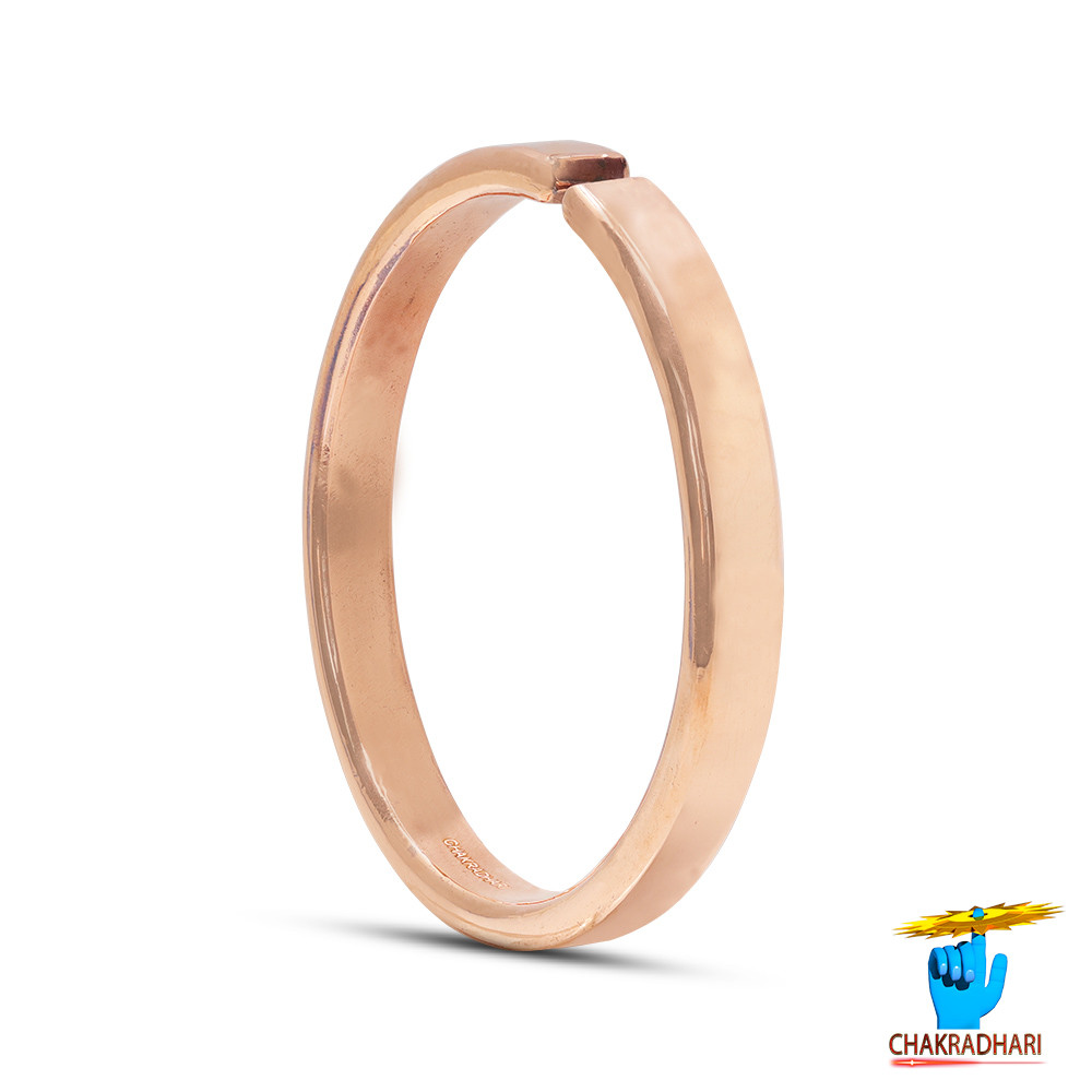 999 Nepaliya Copper Gents Flat Bangle -      65gm