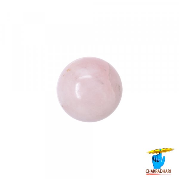 Image of Sphere Rose Quartz Crystal Ball (589GM) - गोलाकार गुलाब क्वार्ट्ज क्रिस्टल गेंद (589ग्राम)