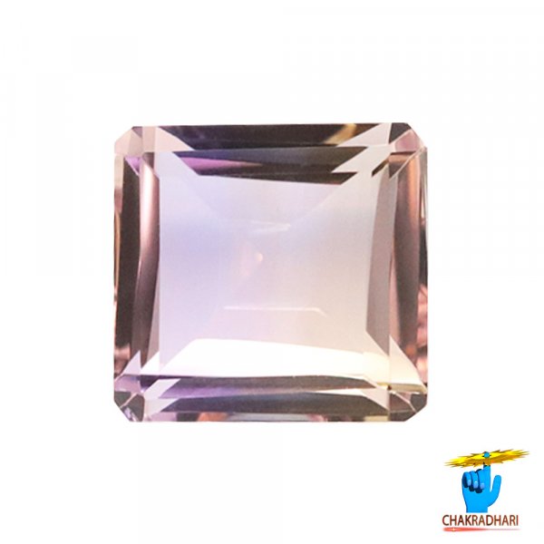 Image of 6.50 Carats Ametrine Gemstone Stone With Silver Ring Or Pendant - रत्न सुनकटैला