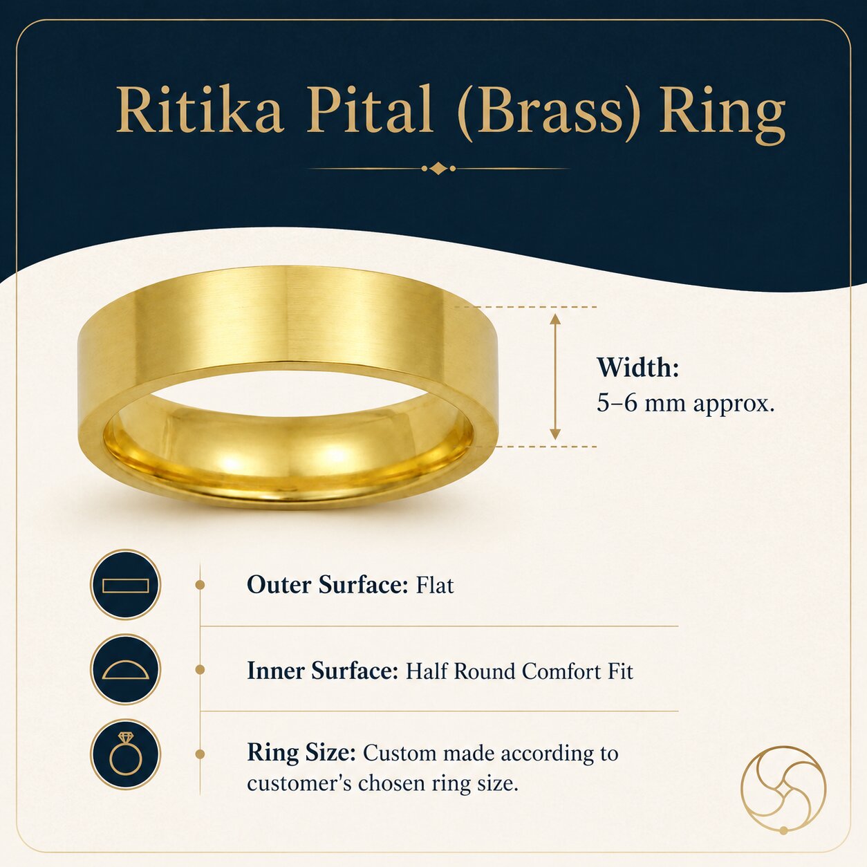 Ritika Brass Casting Lathe Ring