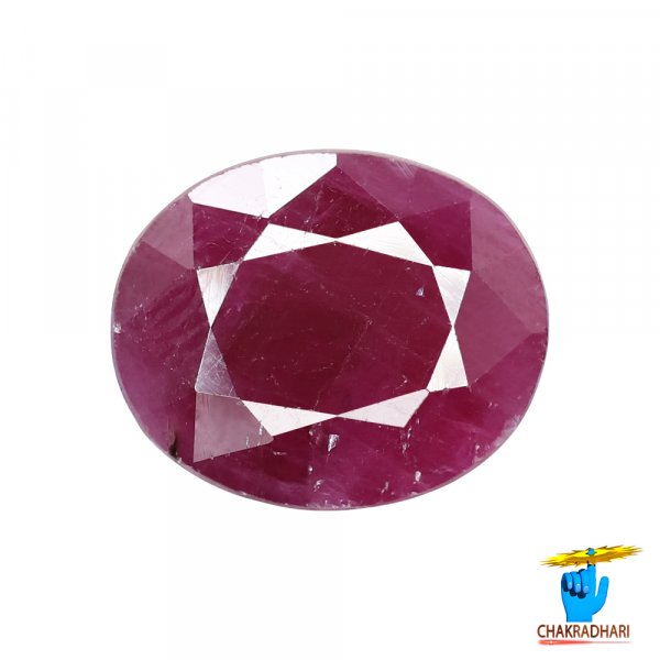 Image of 10.55 Carat Ruby Gemstone With Ring Or Pendant -  माणक रत्न