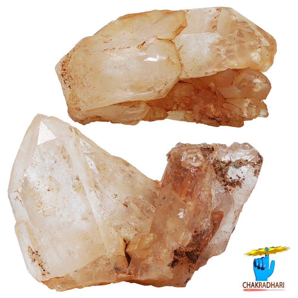 Translucent Quartz Rocks 81gm Clear Quartz Rock - श्वेत स्फ़टिक चट्टान