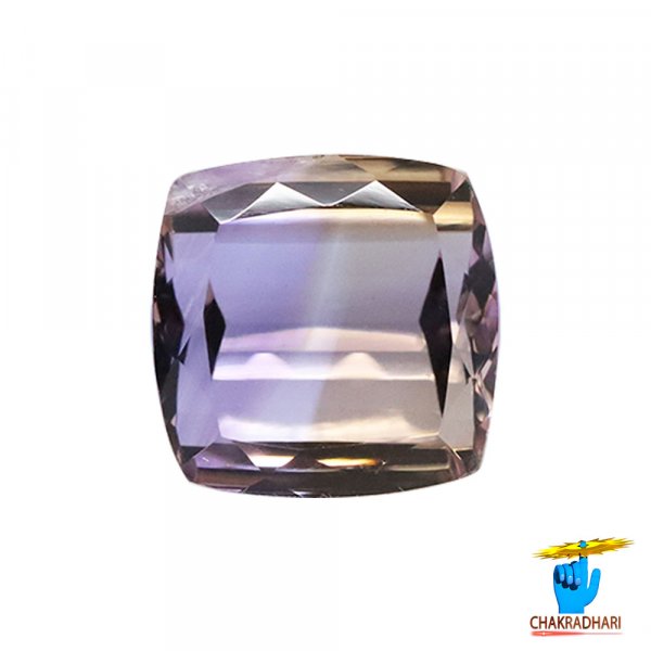 Image of 8.20 Carats Ametrine Gemstone Stone With Silver Ring Or Pendant - रत्न सुनकटैला