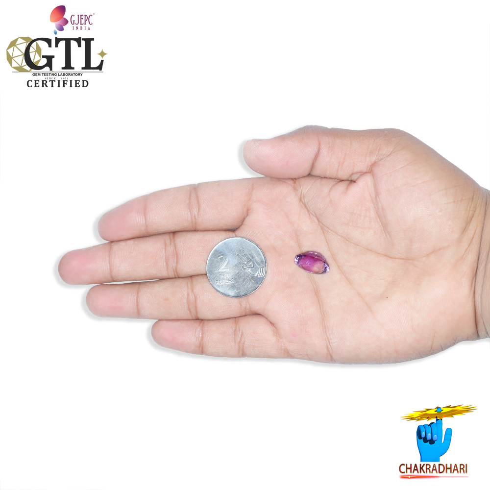 1879 Carats Amethyst Katela Jamuniya Stone With Silver Ring Or Pendant -