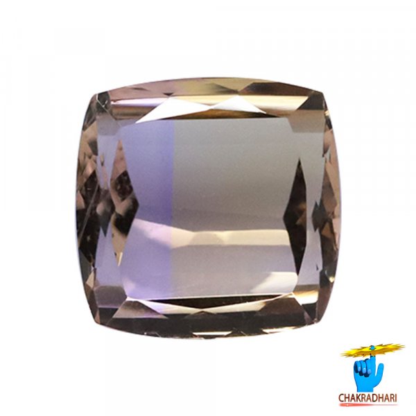 Image of 9 Carats Ametrine Gemstone Stone With Silver Ring Or Pendant - रत्न सुनकटैला