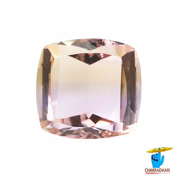 Image of 9.25 Carats Ametrine Gemstone Stone With Silver Ring Or Pendant - रत्न सुनकटैला