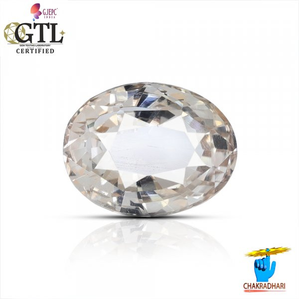 Image of 05.91 Carats Yellow Topaz Gemstone With Ring Or Pendant - पीला पुखराज रत्न