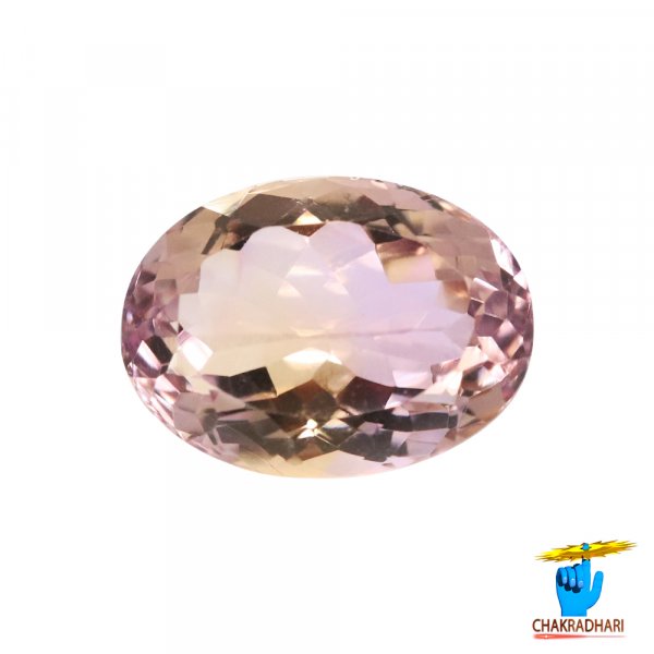 Image of 9.50 Carats Ametrine Gemstone Stone With Silver Ring Or Pendant - रत्न सुनकटैला