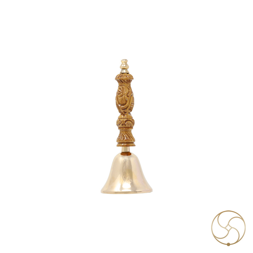 Phool Bronze Small Puja Bell
